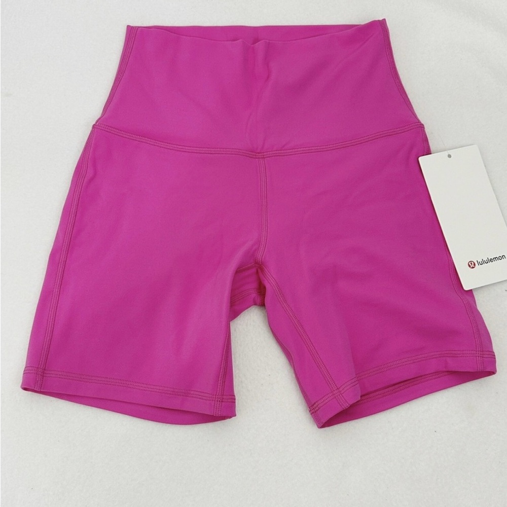 lululemon athletica Women's Vibrant Pink Bike Shorts